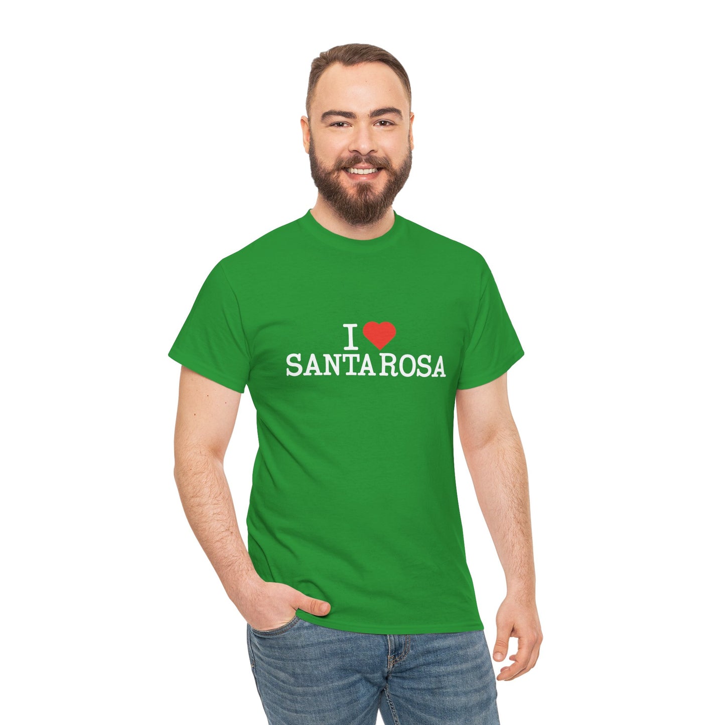 I Heart Santa Rosa Cotton Crew Neck