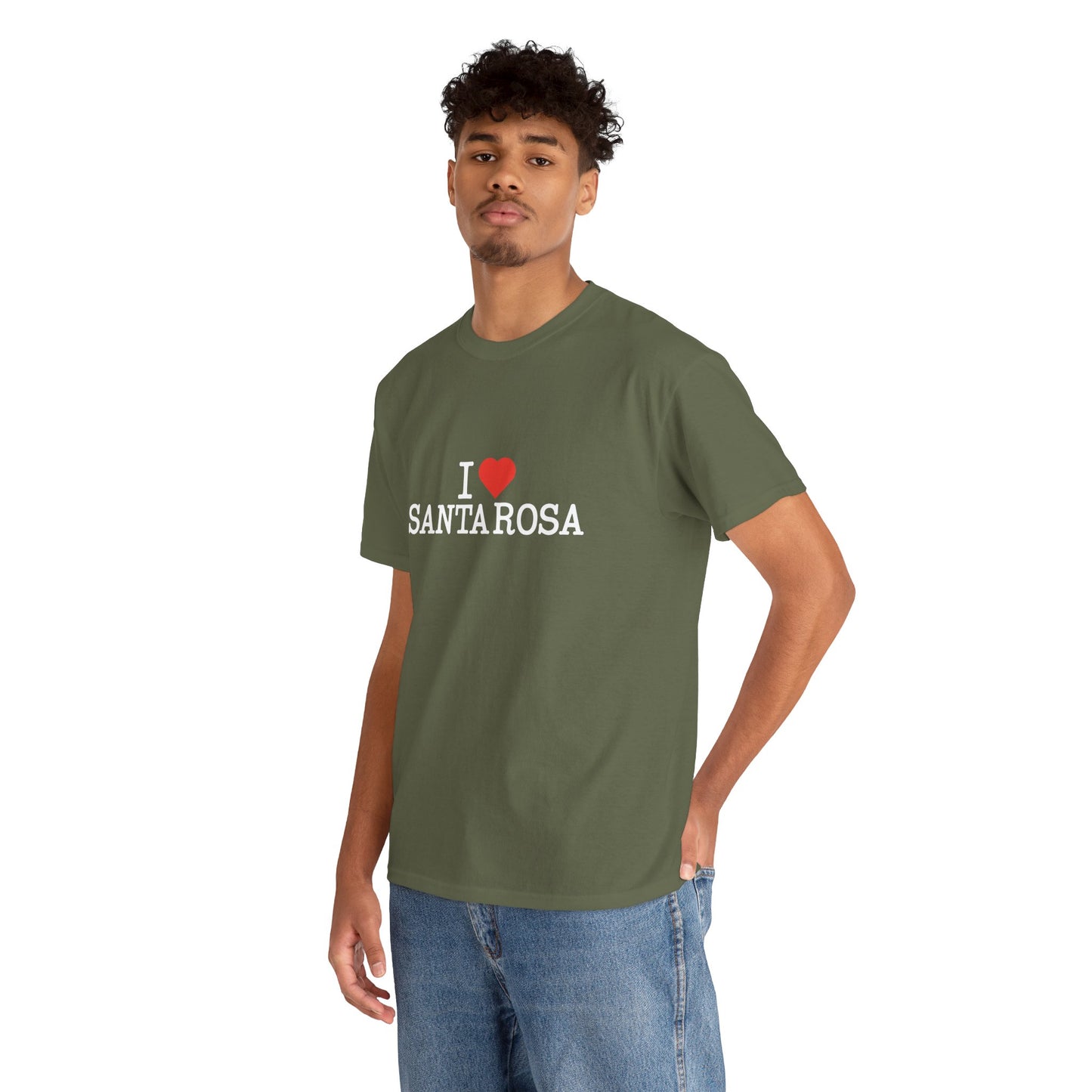 I Heart Santa Rosa Cotton Crew Neck