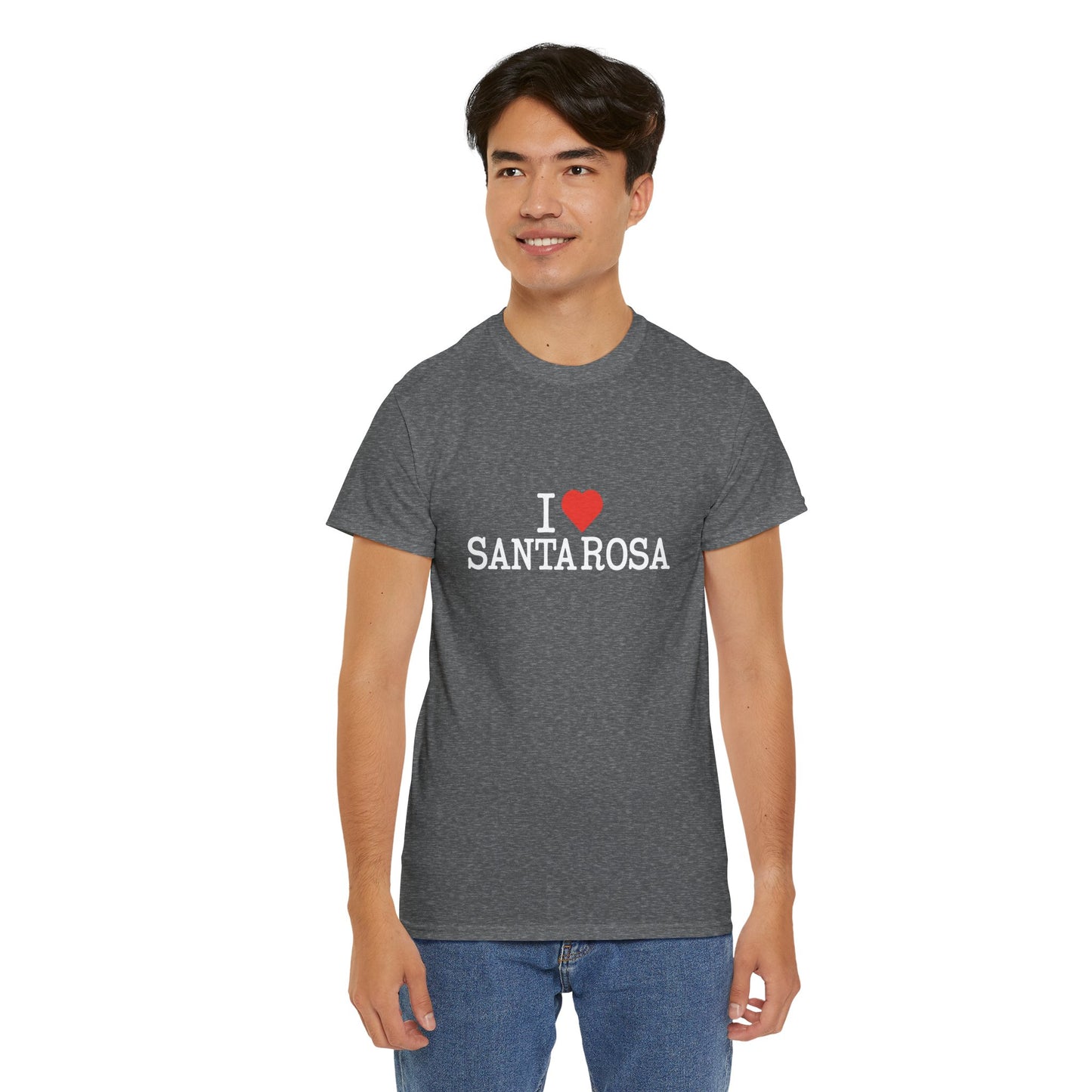 I Heart Santa Rosa Cotton Crew Neck
