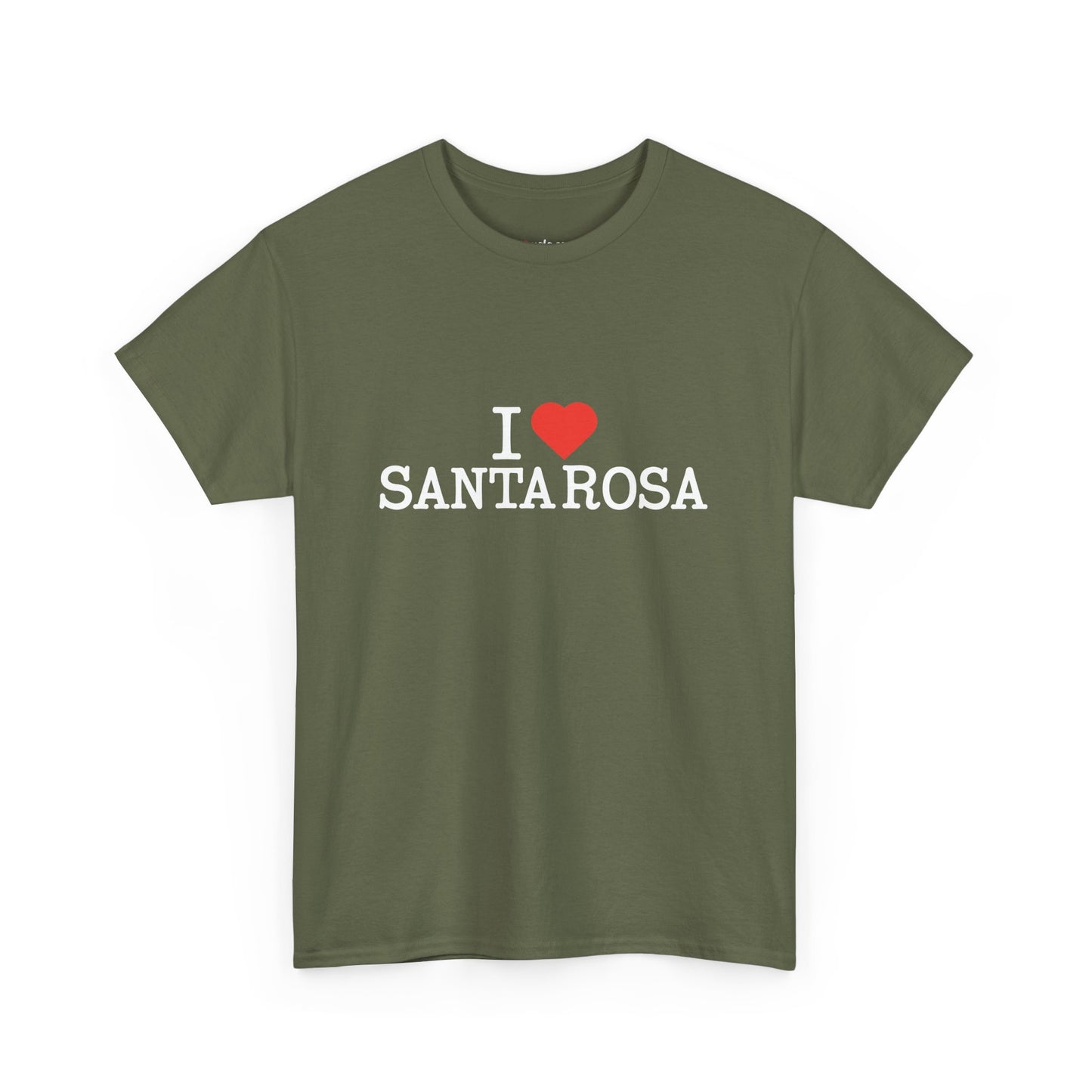 I Heart Santa Rosa Cotton Crew Neck